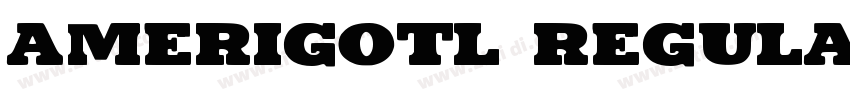AmerigoTL Regular字体转换